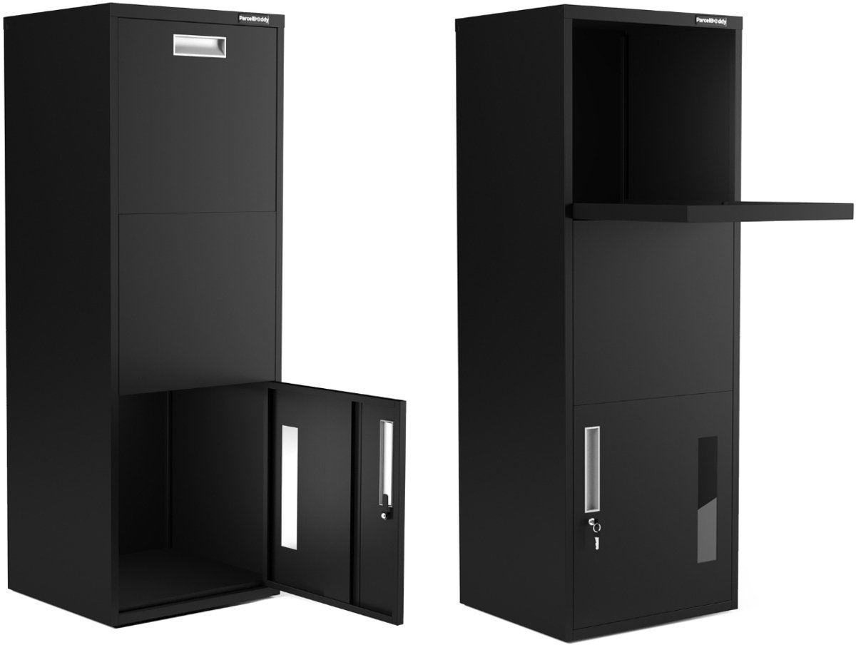 ParcelBuddy Pakketbrievenbus XL Flex zwart