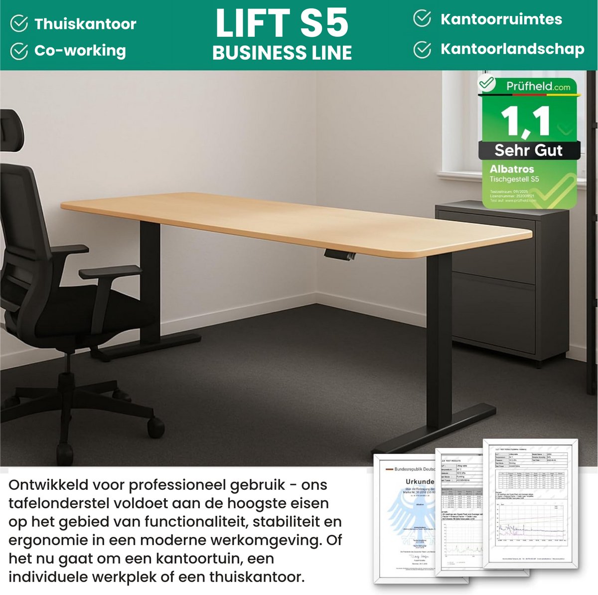 Albatros Albatros LIFT Bureauonderstel - afbeelding 3