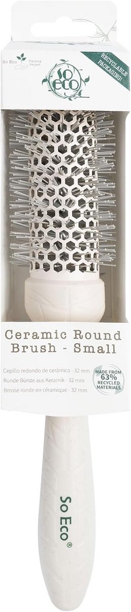 Keramische ronde borstel 32mm voor glamoureus volume en subtiele krullen