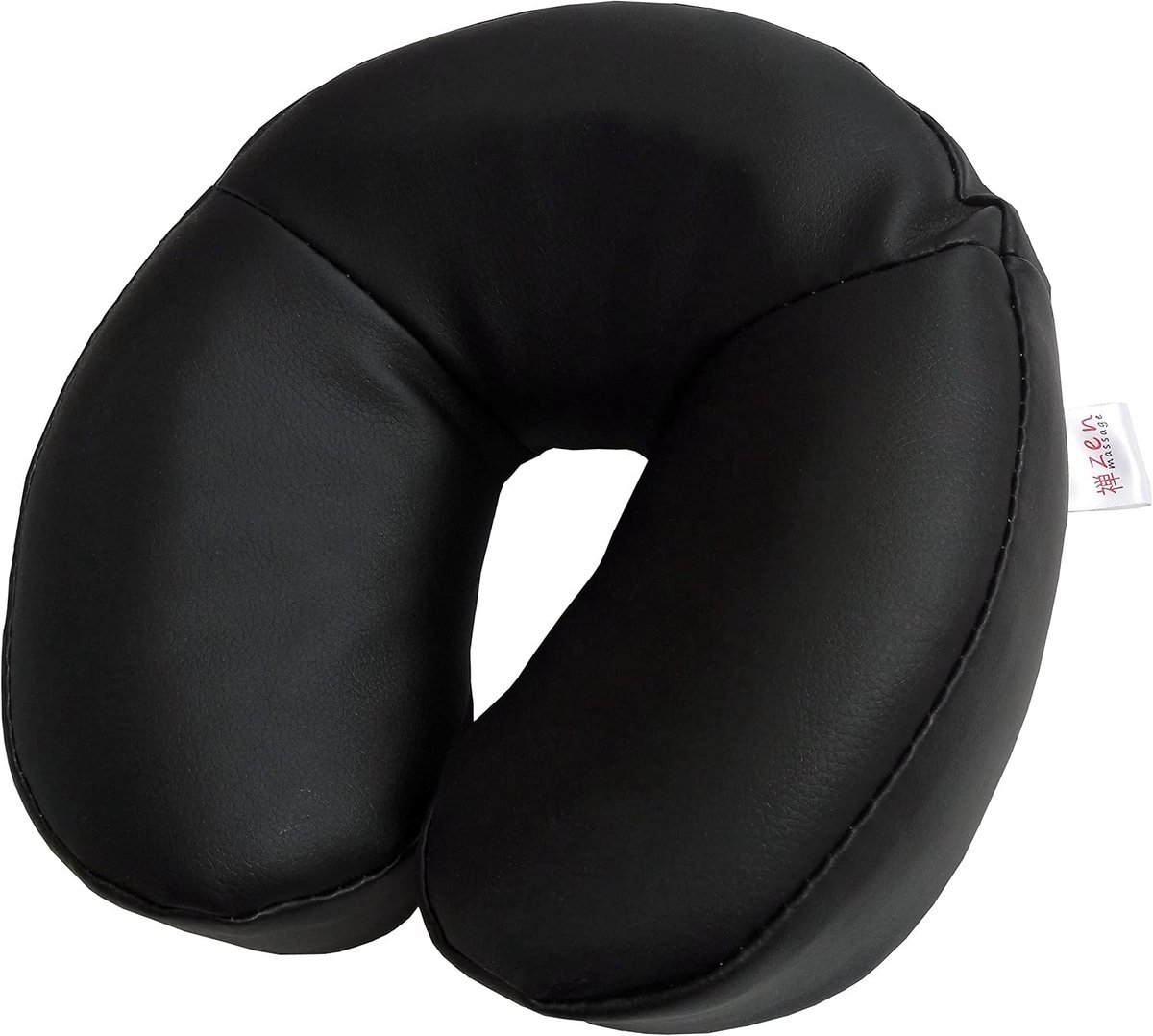 Premium Gezichtskussen voor Massagetafels - Zacht Schuim Hoofdkussen voor Therapieligstoelen - Massageaccessoire Zwart
