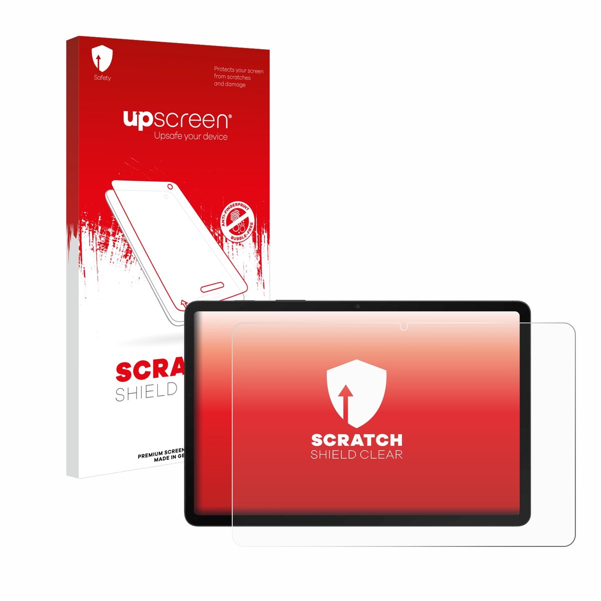 upscreen - Screenprotector voor Samsung Galaxy Tab S8 5G - Folie Beschermfolie transparant