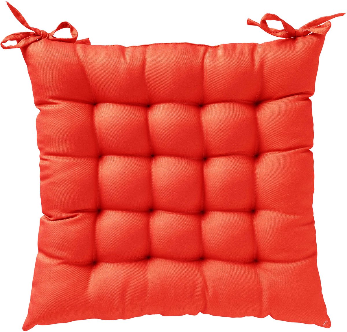 SONNY - stoelkussen 40x40 cm - outdoor - Cherry Tomato - rood