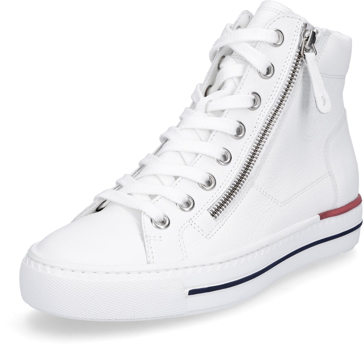 Paul Green dames hoge sneaker wit