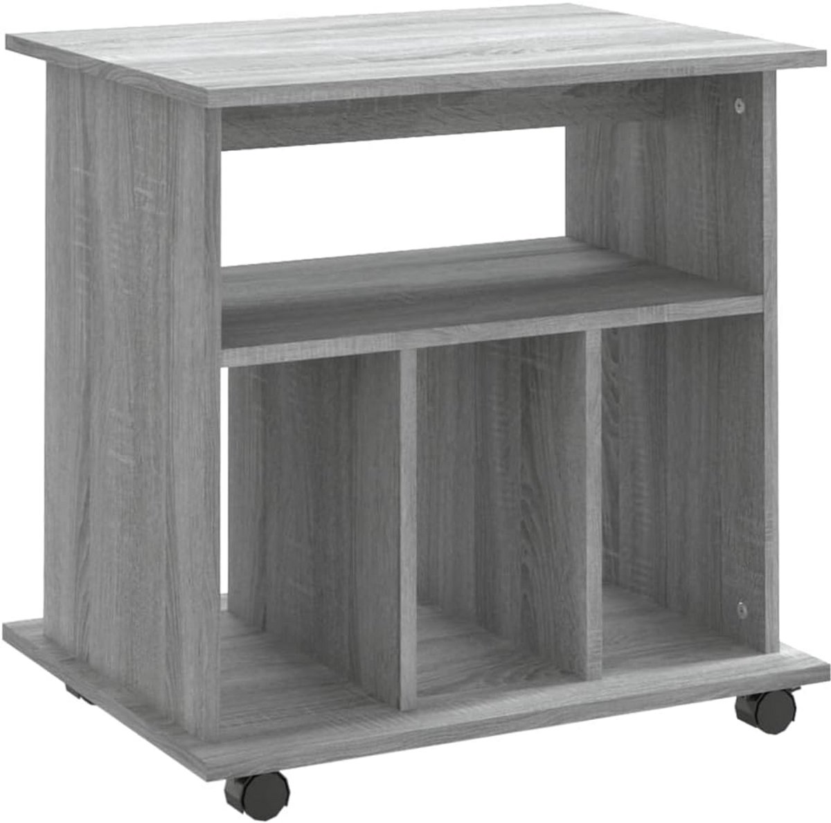 Verrijdbare Archiefkast met Wielen voor Onder Bureau Opslag