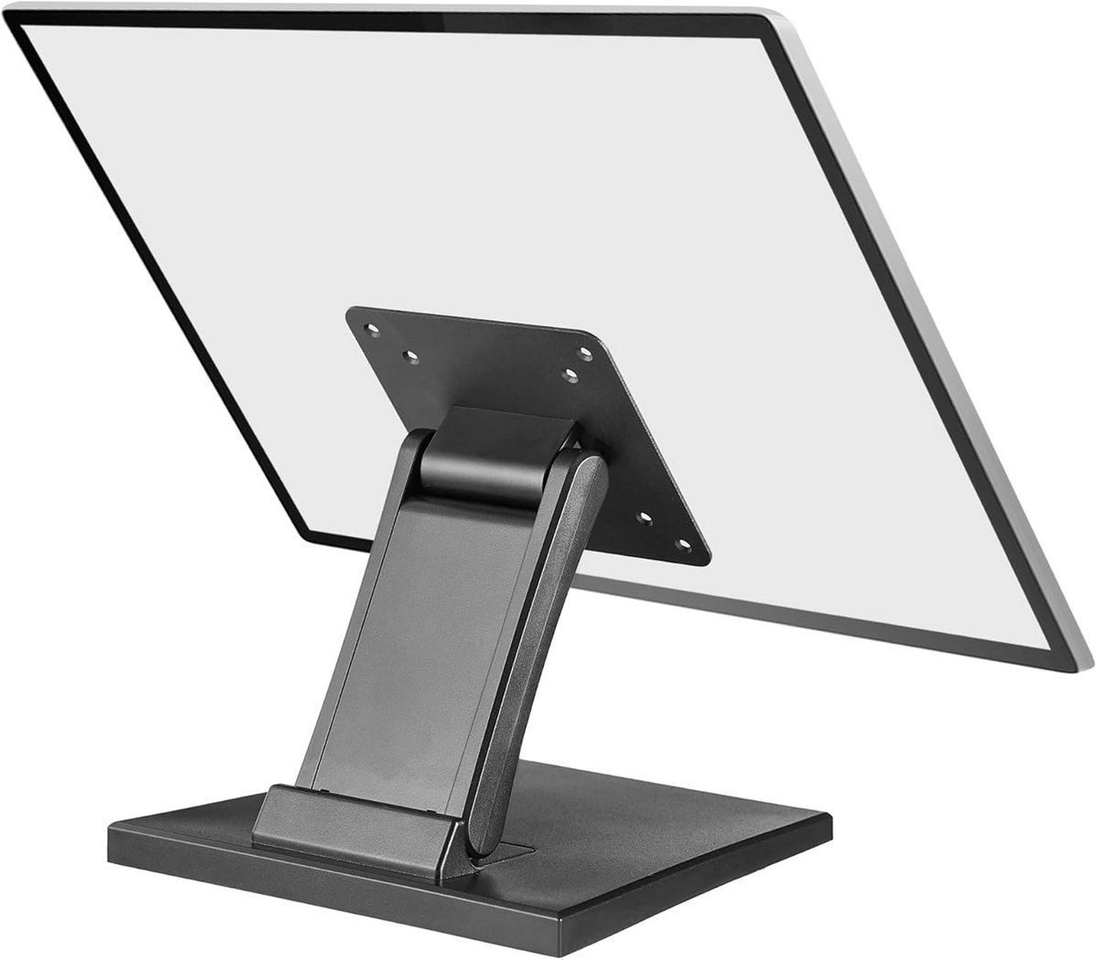Wearson Draagbare monitorstandaard - opvouwbare monitorstandaards met laag profiel, compatibel met VESA 75x75 en 100x100 monitorsteunen