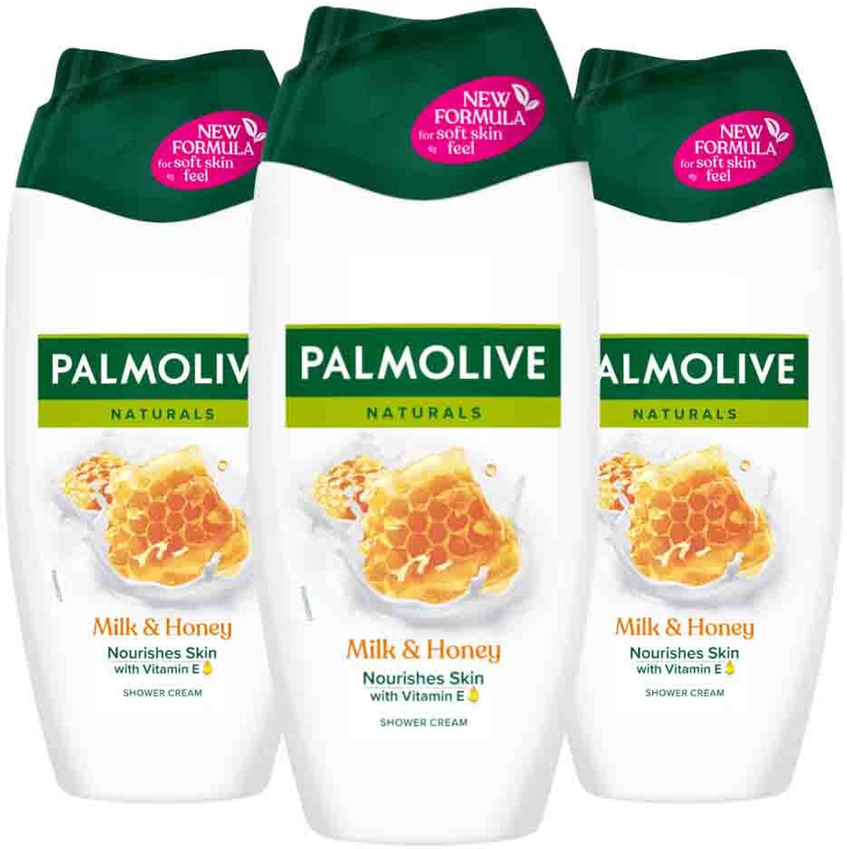 Palmolive - Douchecrème Honing - 3 x 250 ml - Voordeelverpakking