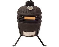 Own Grill keramische kamado barbecue 13 inch mini zwart V1