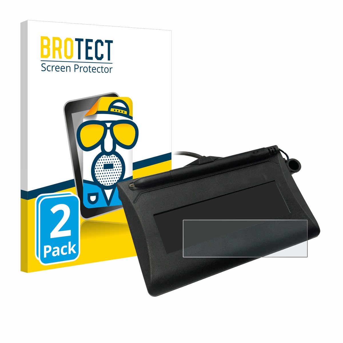 BROTECT - Screenprotector voor Topaz T-LBK460-HSB-R - Folie Beschermfolie matte 2 Stuks