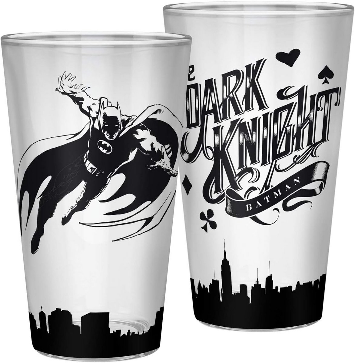 Glazen XXL 500ml Batman Duistere Ridder Drinkglas