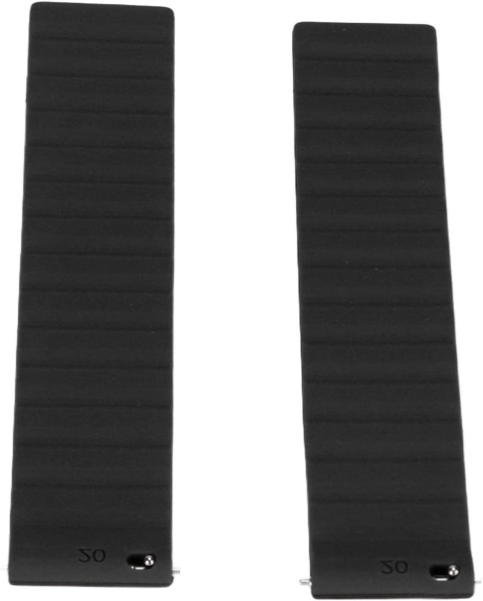 Allecto- Magnetische Horlogeband - Huidvriendelijke - Ademende - Zwarte - Huishouden - Geschikt voor Merkloze Horloges - Zacht en Comfortabel - Flexibel - Luchtdoorlatend - Universele maat Horlogeband, Geschikt voor Dagelijks Gebruik (Zwart).