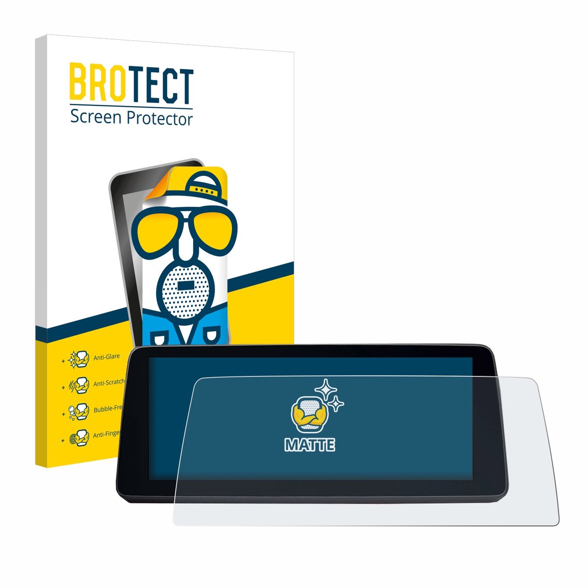 BROTECT - Screenprotector voor BMW 5 G30/G31 2017-2019 - Folie Beschermfolie matte