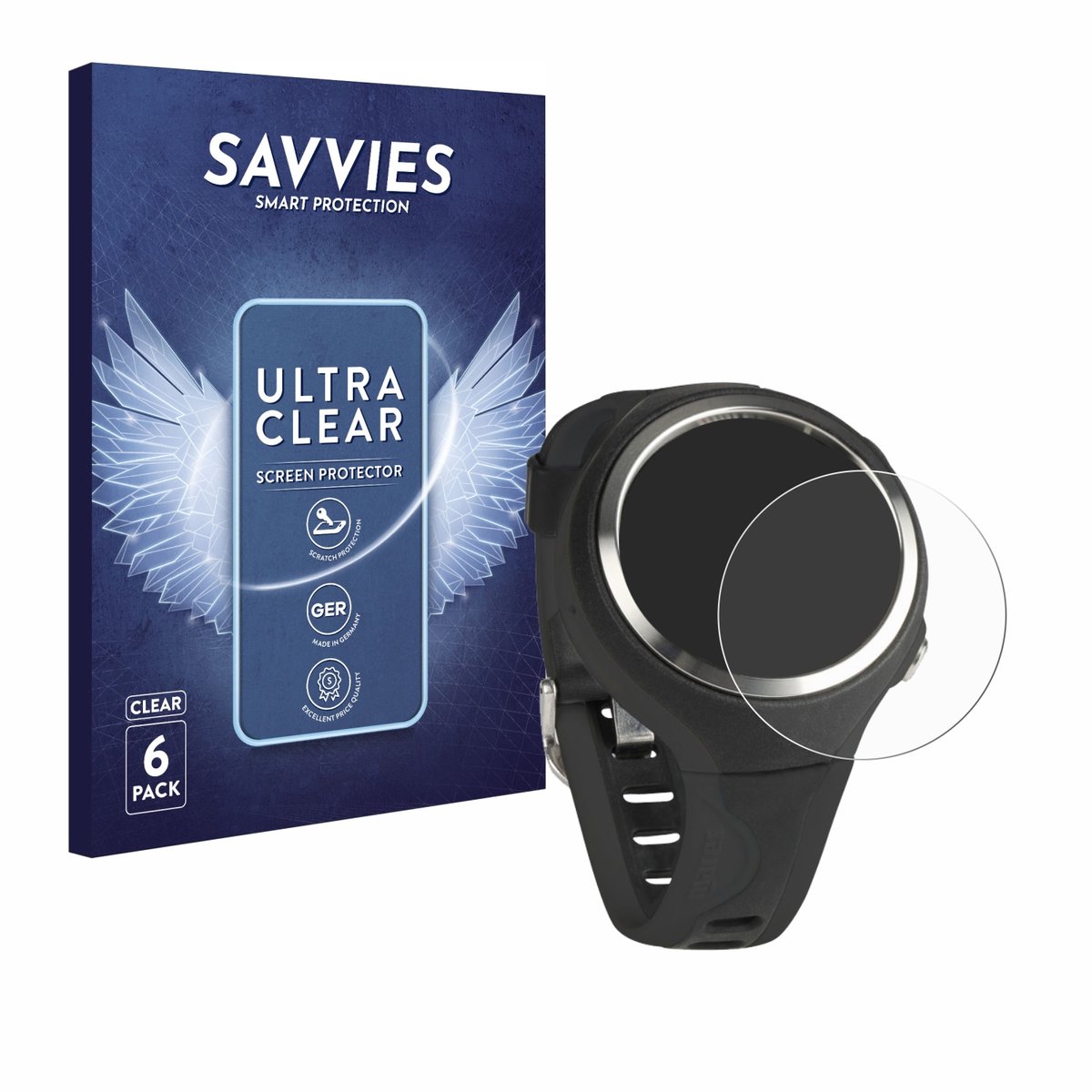 Savvies - Screenprotector voor Mares Smart - Folie Beschermfolie transparant 6 Stuks