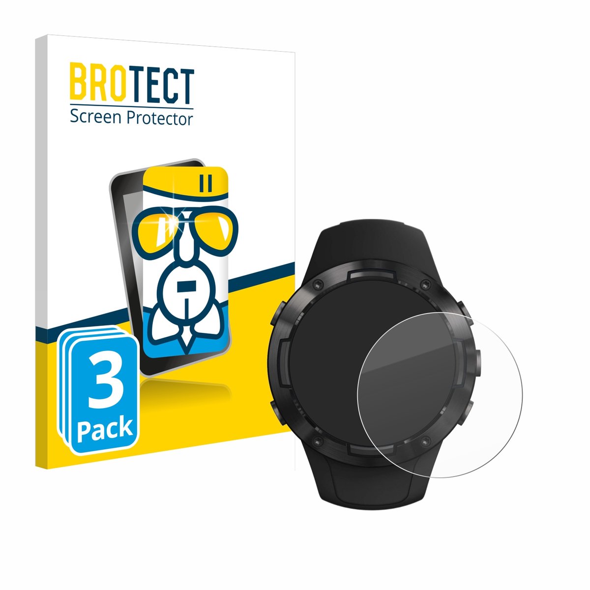 Screenprotector 3 Stuks voor Suunto 5 Beschermglas transparant