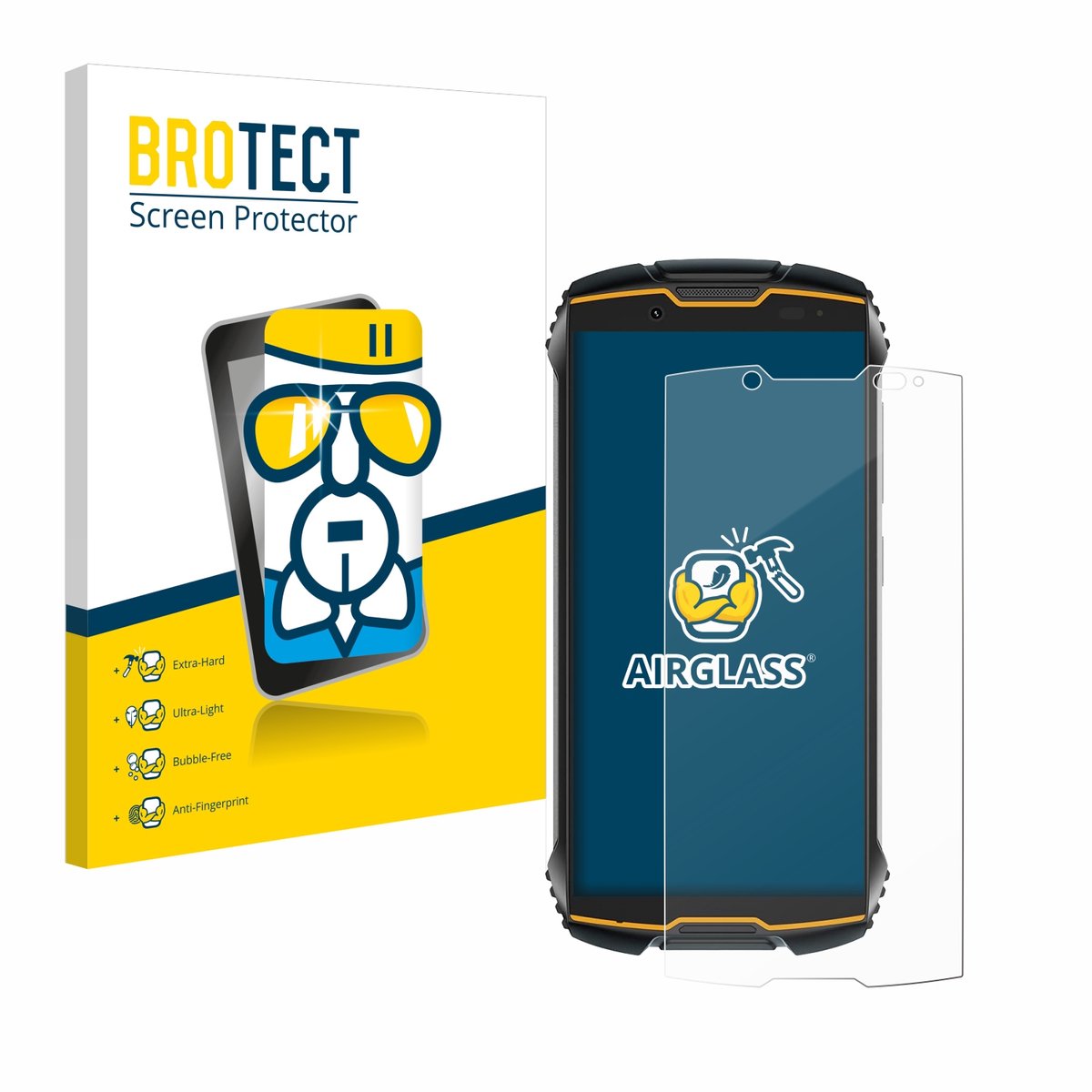 Screenprotector voor Cubot King Kong Mini 2 Beschermglas transparant
