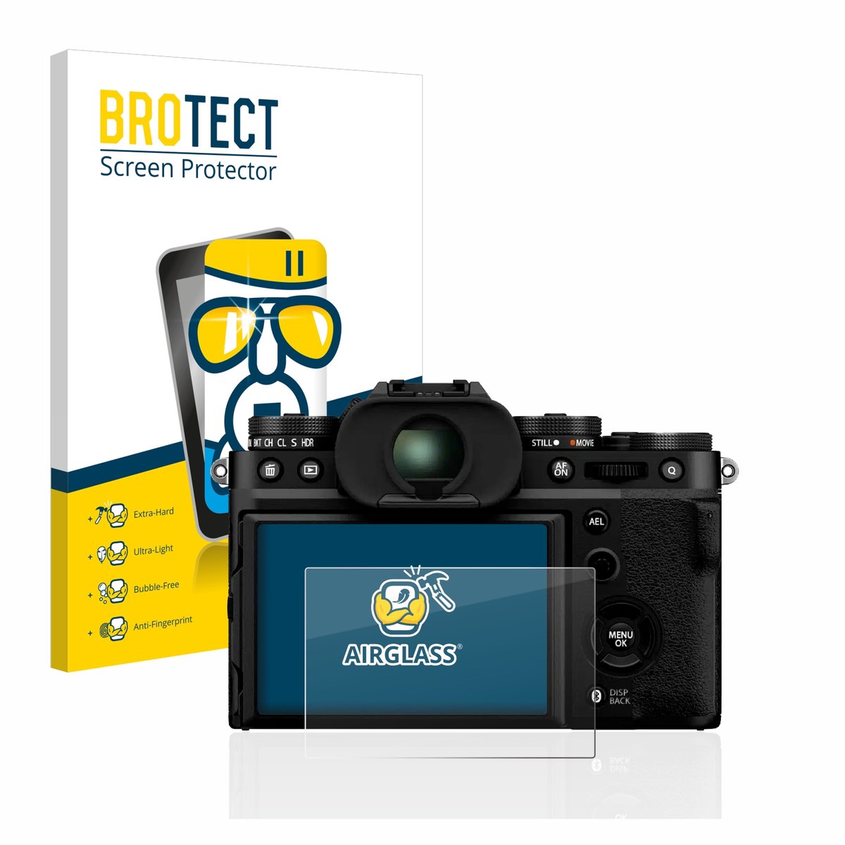 Screenprotector voor Fujifilm X-T5 Beschermglas transparant