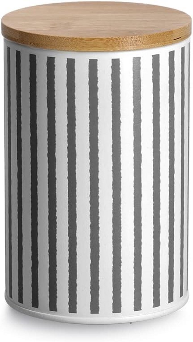 Voorraadbus met Bamboe Deksel voor Koffie, Thee en Kruiden Opslag
