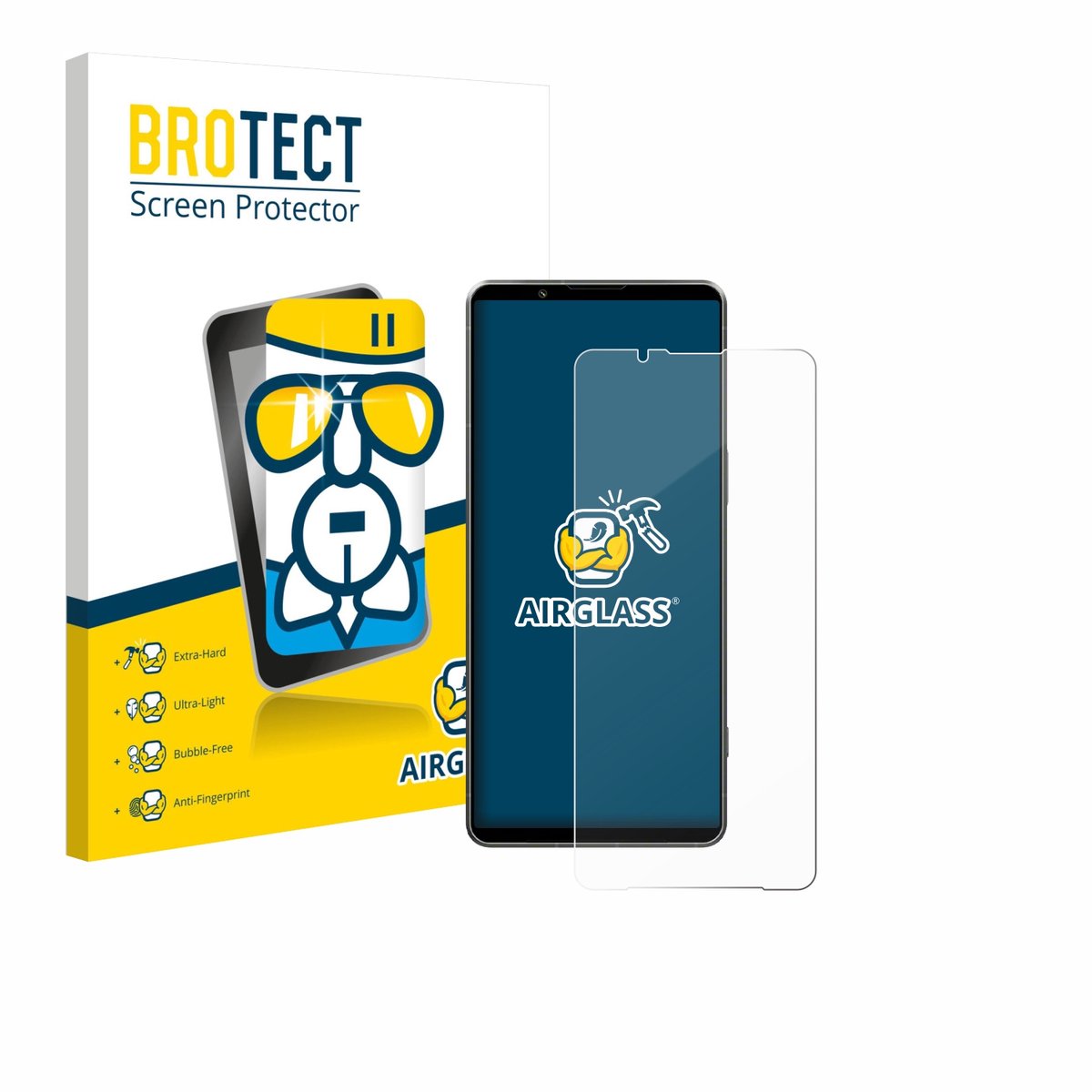 Screenprotector voor Sony Xperia 1 VII Beschermglas transparant