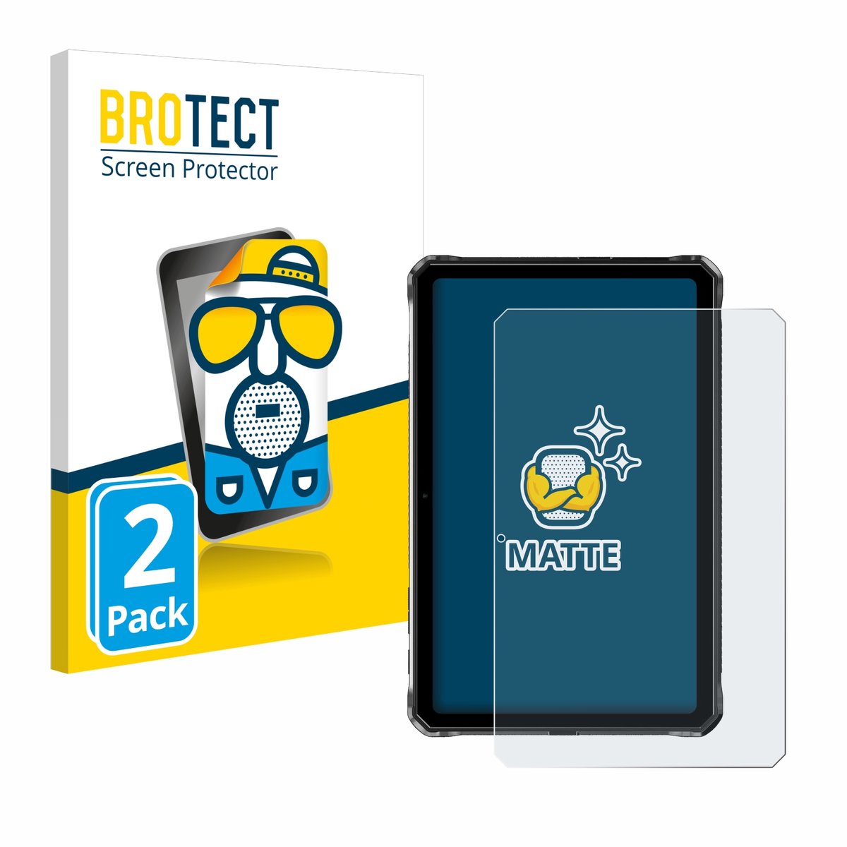 BROTECT - Screenprotector voor Doogee R10 - Folie Beschermfolie matte 2 Stuks