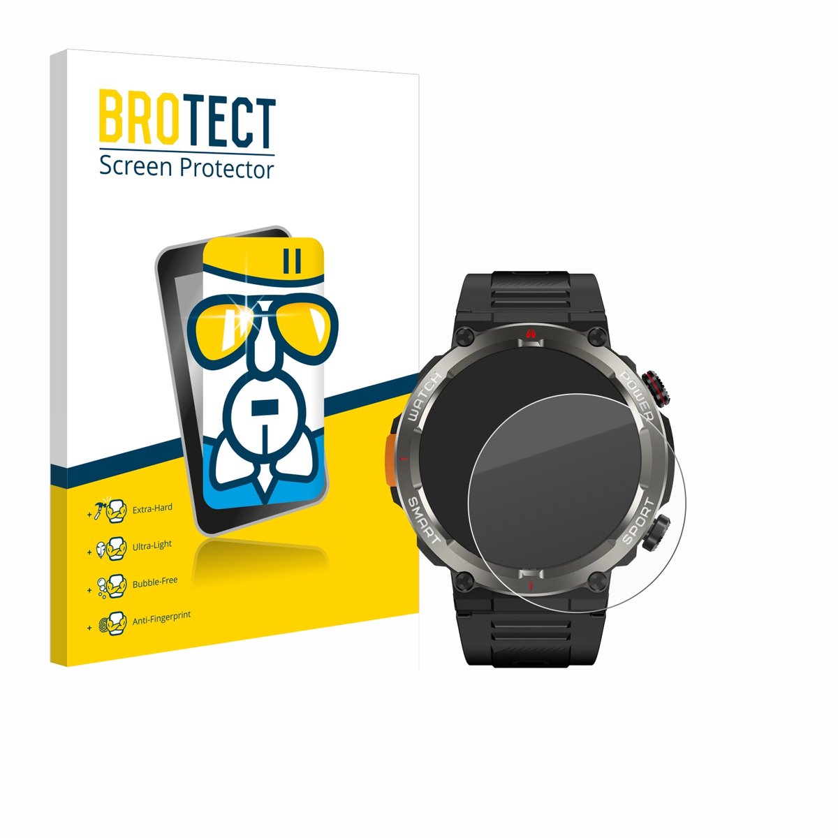 Screenprotector voor Blackview W50 Pro 1.45" Beschermglas transparant