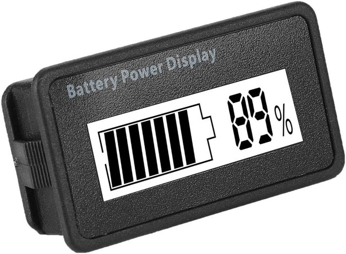 Digitale Accu Tester Spanning en Capaciteit Meter 12-48V
