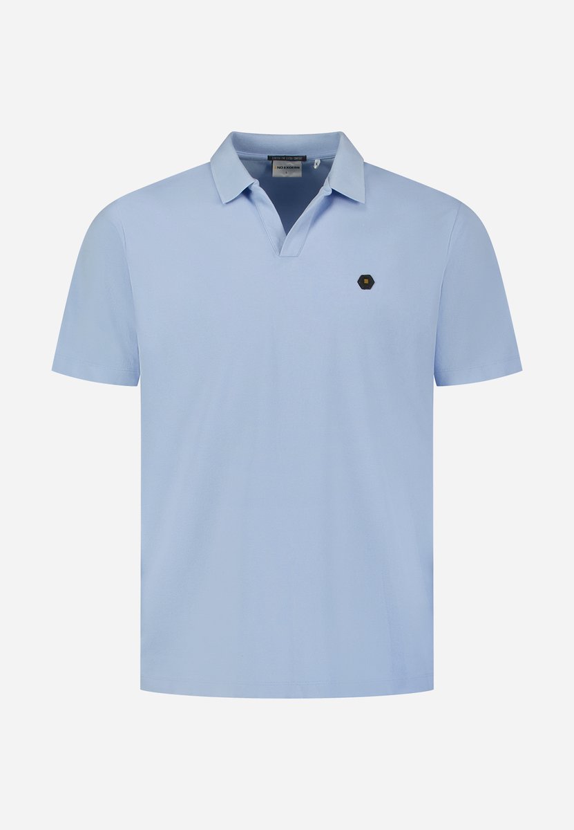 Basis polo met V-hals