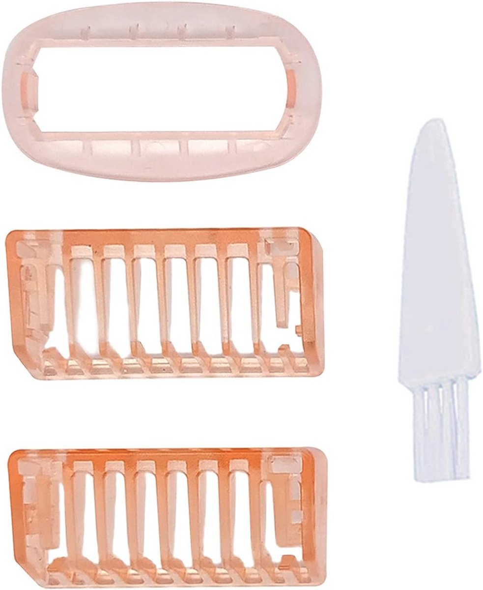 Oplaadbare Trimmer Kam Set voor Dameslichaam en Gevoelige Zones - 3 Koppelingen