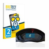 BROTECT - Screenprotector voor Audi A4 B9 2017 Virtual Cockpit - Folie Beschermfolie matte 2 Stuks