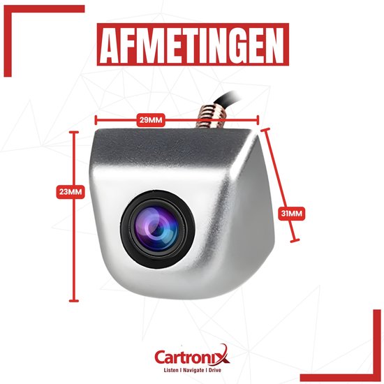 RV-370 PRO Achteruitrijcamera - Originele look - Zilver van RV — afbeelding 5