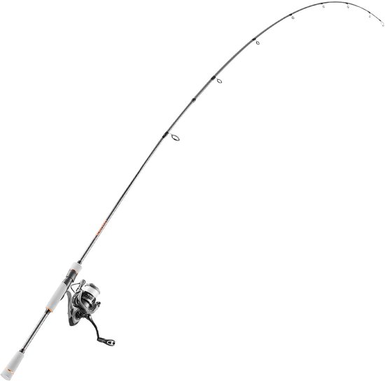 VEVOR Hengel- en Reelset, Hengel van Glasvezel en Koolstofvezel (Im6), Hengel- en Reelset voor Baarsvissen met Een Tweedelige Hengel van 2 Meter en 7+1 Kogellagers, Geschikt voor Zoet- en Zoutwatervissen van VEVOR — afbeelding 2