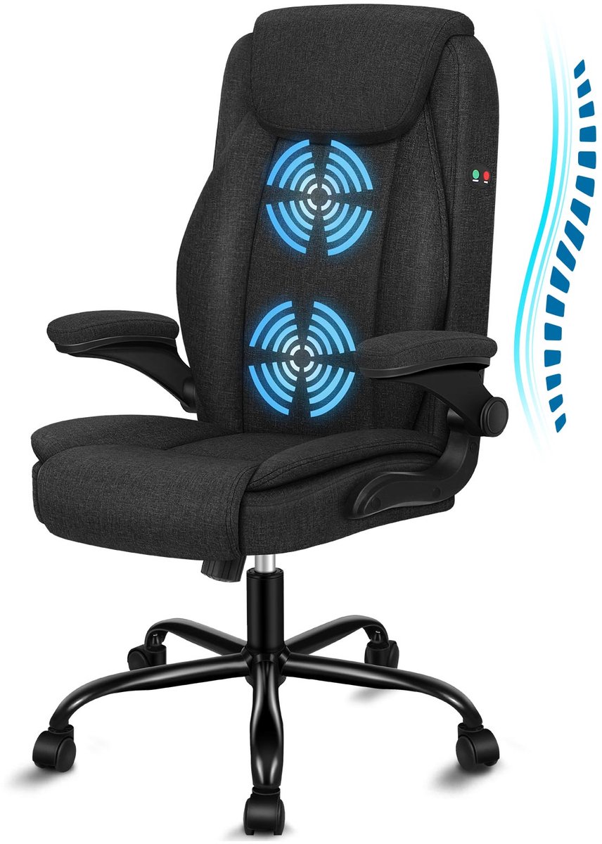 Ergonomische bureaustoel, kantoordraaistoel, directiestoel