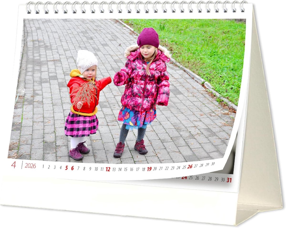 Fotokalender Maken - Persoonlijke Jaarkalender - Zelf Vormgeven - A4 Formaat Ontwerp - 30x21cm