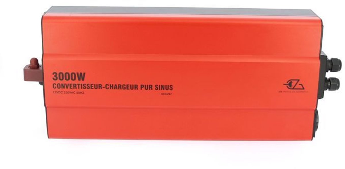 Converter-lader - EZA - Pure Sinus 3000 W - Pure sinusgolf - 40 A lader - Automatische MPS - LED-afstandsbediening