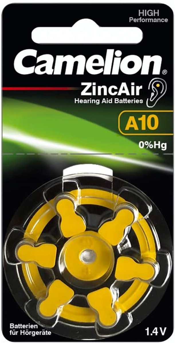 Knoopcel Batterijen - Kleine Energiecellen - Apparaten Voeden - Zink Lucht Technologie - A10 ZL 10