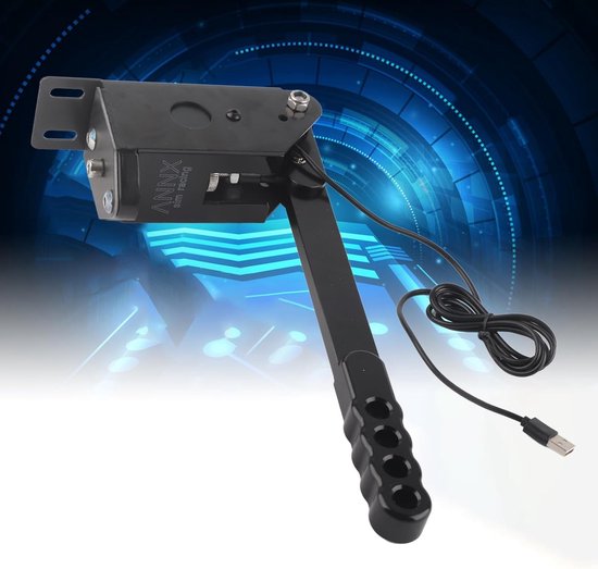 USB Handrem - Sim Racing Handrem - Race Simulatie - Lineair Progressief - Verstelbare Hoogte - Zwart — afbeelding 5