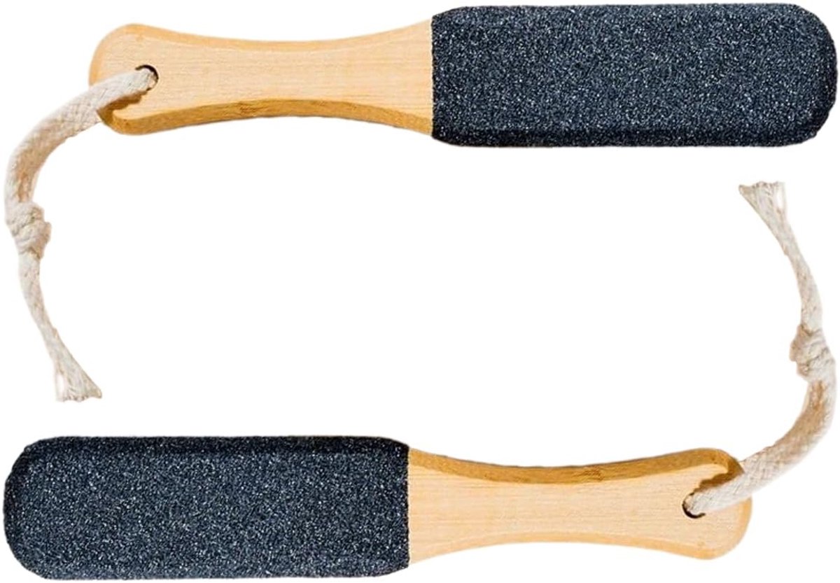 Eeltvijl 2 Stuks - Voetbuffer Dubbelzijdig - Dagelijkse Voetverzorging - Veelzijdige Dubbele Kant - 22.5 x 4.3 cm