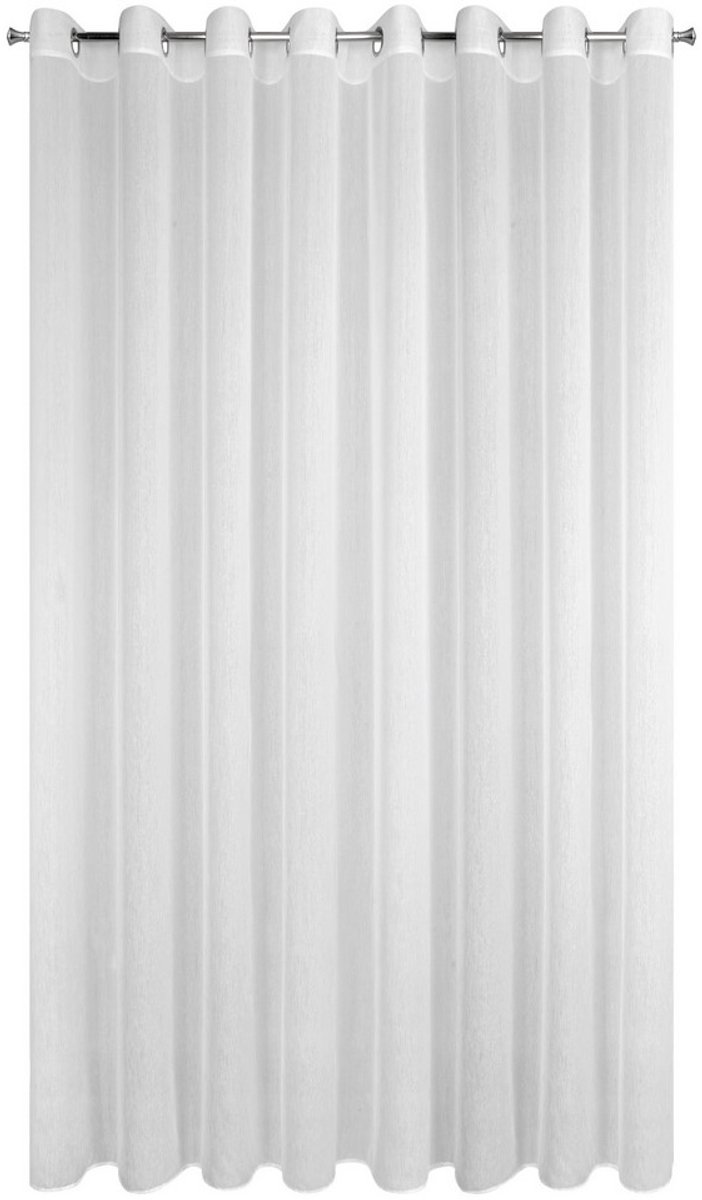 Eurofirany Rebecca Serie - Witte Gordijn - 400x250cm - Polyester - 16 Ringen