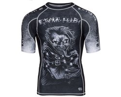 Extreme Hobby Psycho Clown - Rashguard - Korte mouwen - Compressie - Thermo-regulerend - L