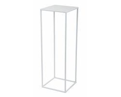 HowHomely - Moderne Plantenstandaard - 70cm - Wit - Loftstijl