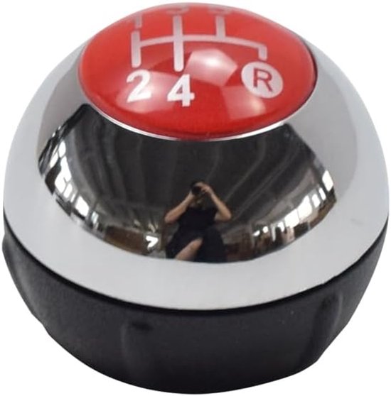 Versnellingspook - Pookknop - Auto Interieur - 6 Snelheden - 47mm x 40mm - Rood — afbeelding 5