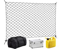 Lomera Bagagenet Auto - Kofferbaknet - Elastisch Bagagenet - Elastisch Kofferbaknet - Kofferbak Net - Autonet Kofferbak - Bagagenet Kofferbak - Kofferbak Organizer Net - Auto Opbergnet