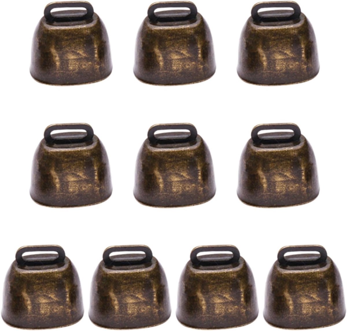 Koeien Geluidsmaker - Veeklokken Metaal - Dieren Anti-diefstal - Helder Geluid - 3.5 cm Hoog - 10 Stuks