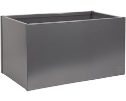 UNUS® Plantenbak Bloembak Bloempot rechthoekig 80x40x40 cm antraciet