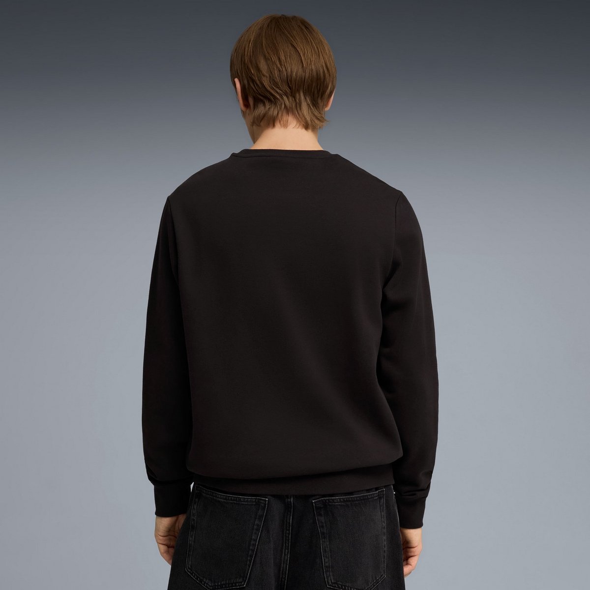 PUMA SWEATSHIRT ESS SMALL NO. 1 LOGO CENTERED FL 69291301 r Zwart