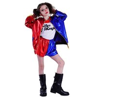 Harley Quinn kostuum kind - Halloween kostuum kind - Carnavalskleding - Carnaval kostuum - Meisjes - 7 tot 9 jaar