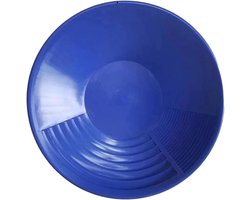 Gouden Kuip - Goud Was Pan - Goud Prospectie - Dubbele Handgreep Ontwerp - 15 Inch - Blauw