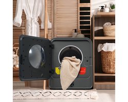 Afzuigdroger - Roestvrijstalen droger - 3 kg - daadwerkelijk maximaal 4,5 kg - 830 W - meervoudige filtering - 5 programma's - oververhittingsbeveiliging - wandmodel