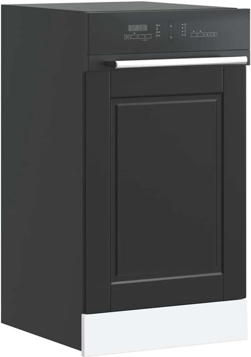 Vaatwasser Plaat - Keuken Accessoire - Apparaat Beschermen - Standaard Afmetingen - 45 x 1.5 x 67 cm - Zwart