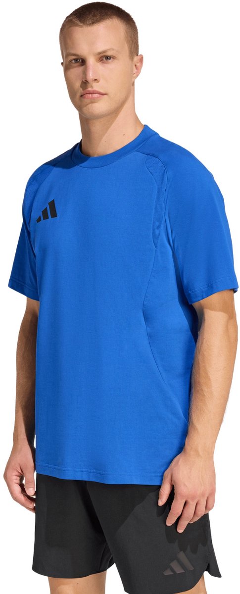 adidas T-shirt Heren Tiro 26 Travel Blauw - Maat XL