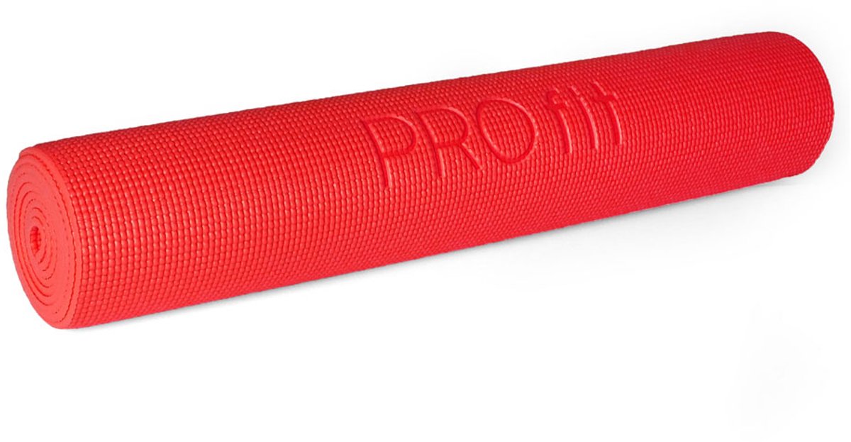 PROfit Sportmat do yogi Slim 173x61x0,5cm Rood DK
