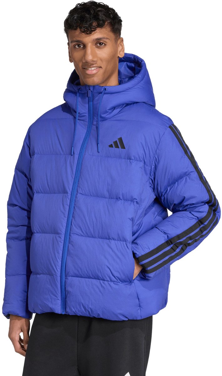 adidas Jas Heren Ess 3S P D HD J Kobaltblauw